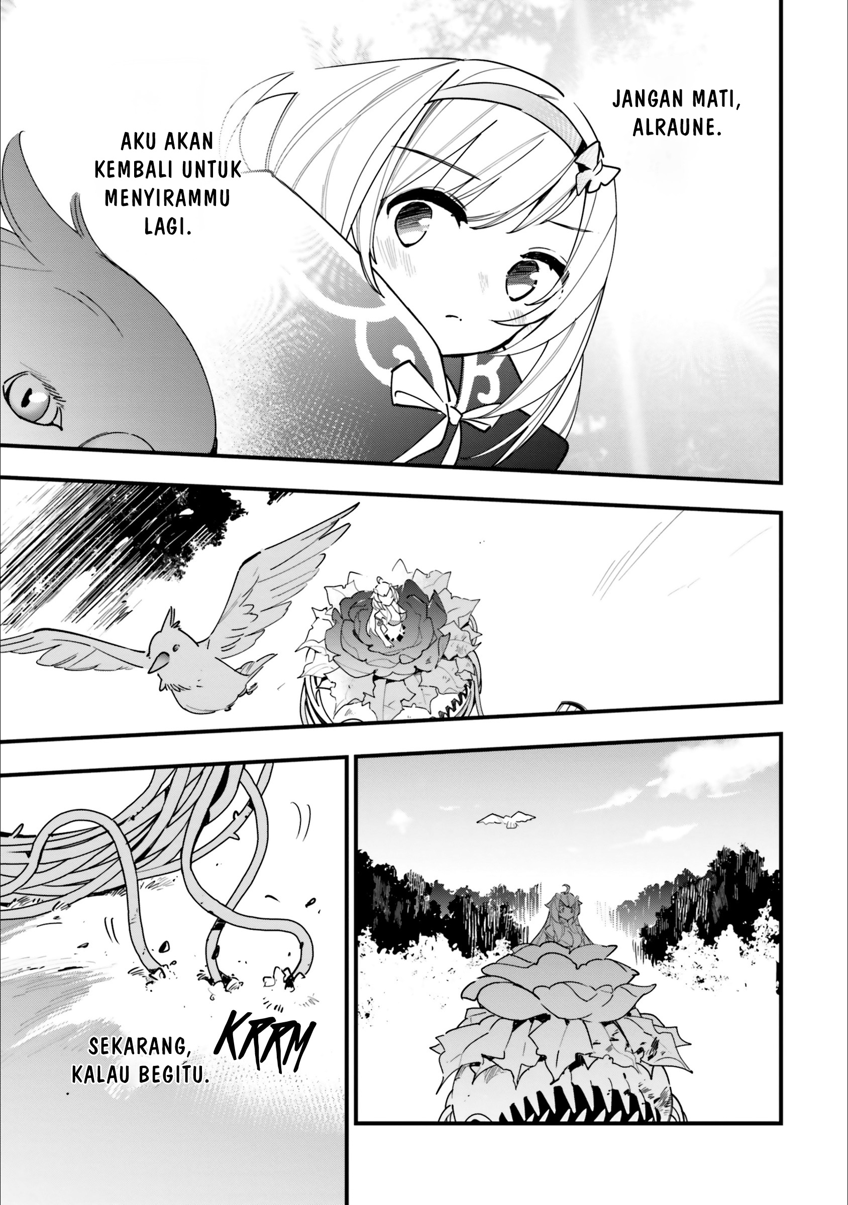Shokubutsu Monster Musume Nikki: Seijo Datta Watashi ga Uragirareta Hate ni Alraune ni Tensei shiteshimatta node, Korekara wa Kougousei wo Shinagara Shizuka ni Shokubutsu Life wo Sugoshimasu Chapter 13 - halaman 24