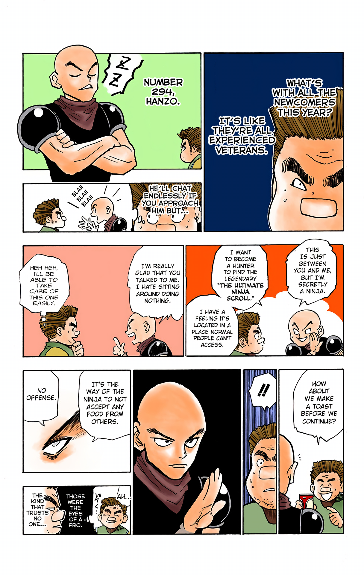 Halaman dari HUNTER x HUNTER (Official Colored) Chapter 6