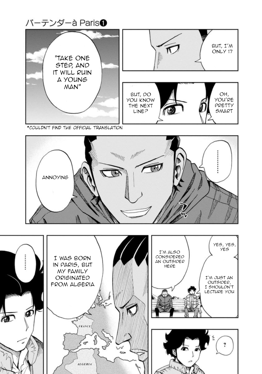 Halaman dari Bartender à Paris Chapter 3