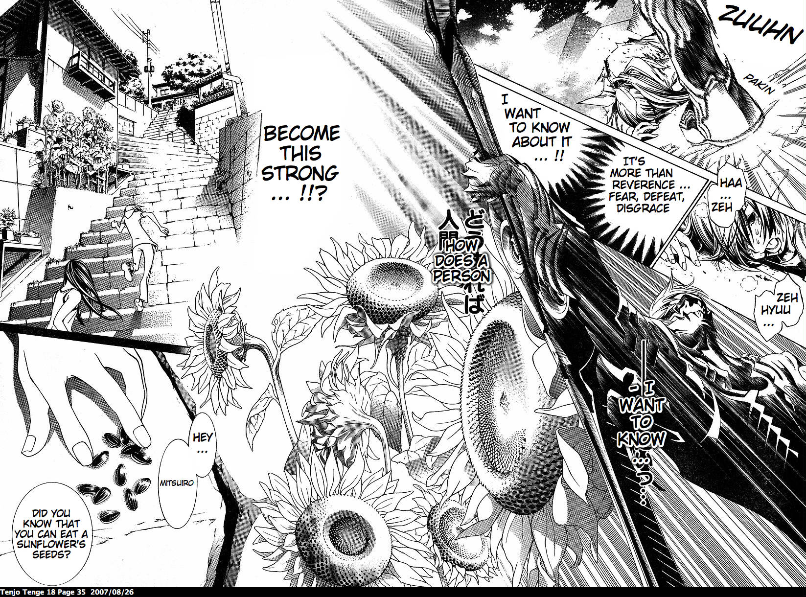 Halaman dari Tenjou Tenge Chapter 107