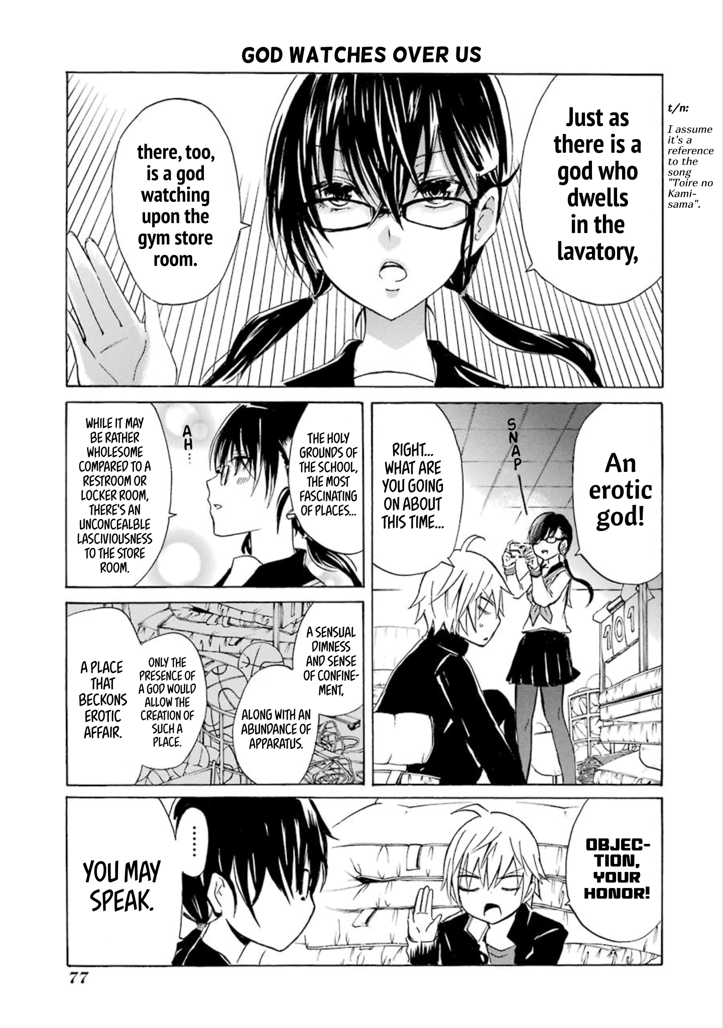 Halaman dari Shonen Shoujo 18 kin Chapter 4
