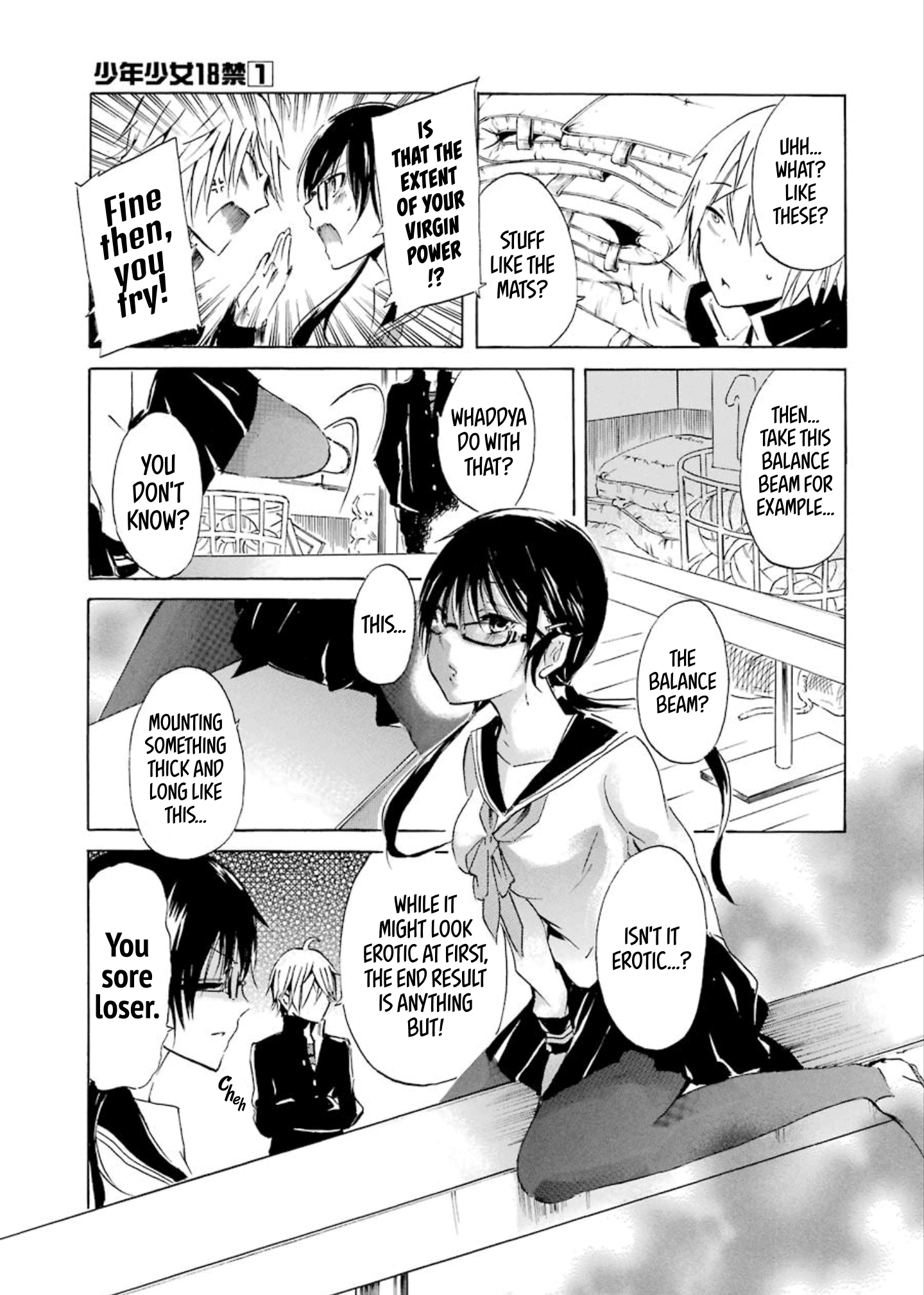Halaman dari Shonen Shoujo 18 kin Chapter 4