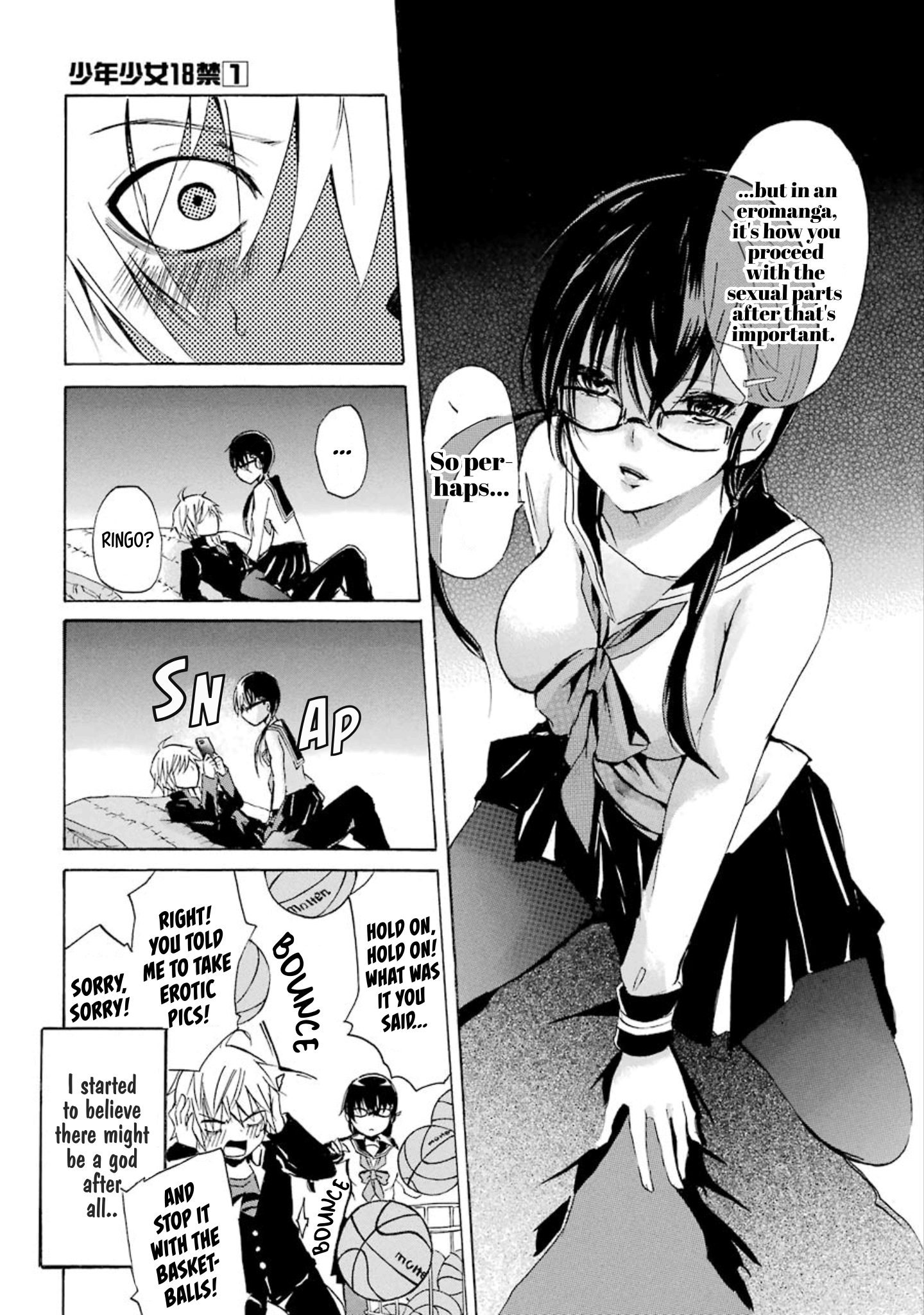Halaman dari Shonen Shoujo 18 kin Chapter 4