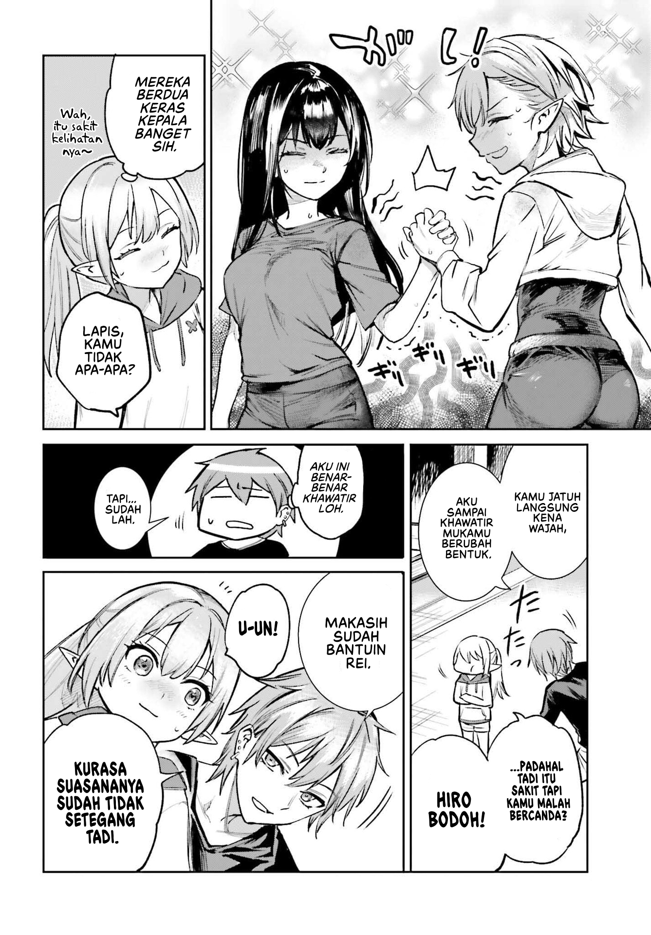 Danshi Kinsei Game Sekai de Ore ga Yarubeki Yuiitsu no Koto: Yuri no Aida ni Hasamaru Otoko toshite Tensei shiteshimaimashita Chapter 6 - halaman 5