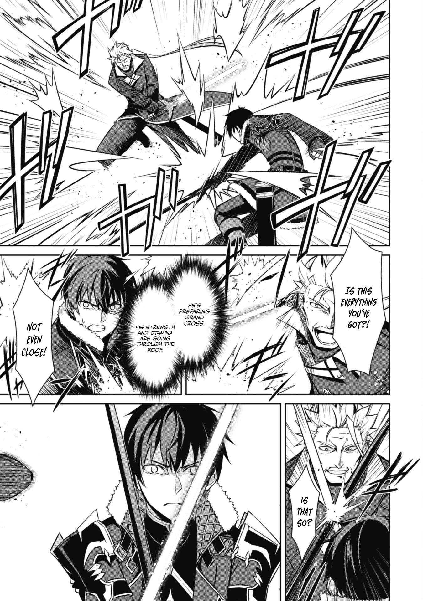 Halaman dari Boushoku no Berserk ~Ore dake Level to Iu Gainen wo Toppa suru~ Chapter 52