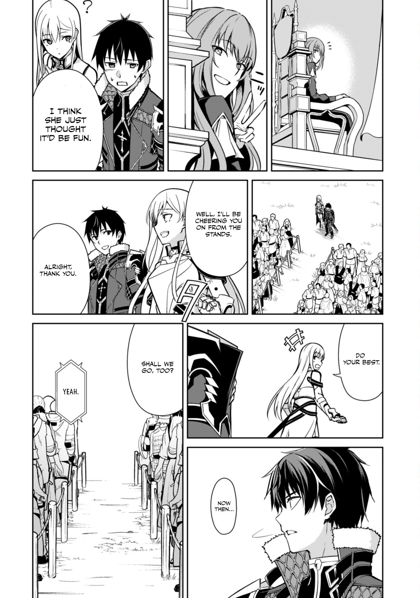 Halaman dari Boushoku no Berserk ~Ore dake Level to Iu Gainen wo Toppa suru~ Chapter 52