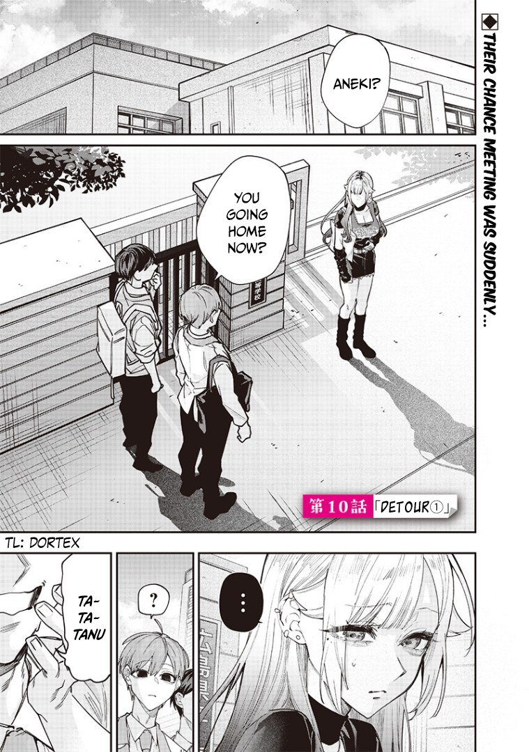 Halaman dari Namaiki na Gal Ane wo Wakaraseru Hanashi Chapter 10