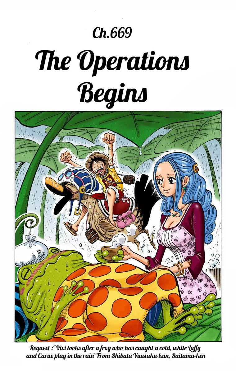 Halaman dari One Piece (Official Colored) Chapter 669