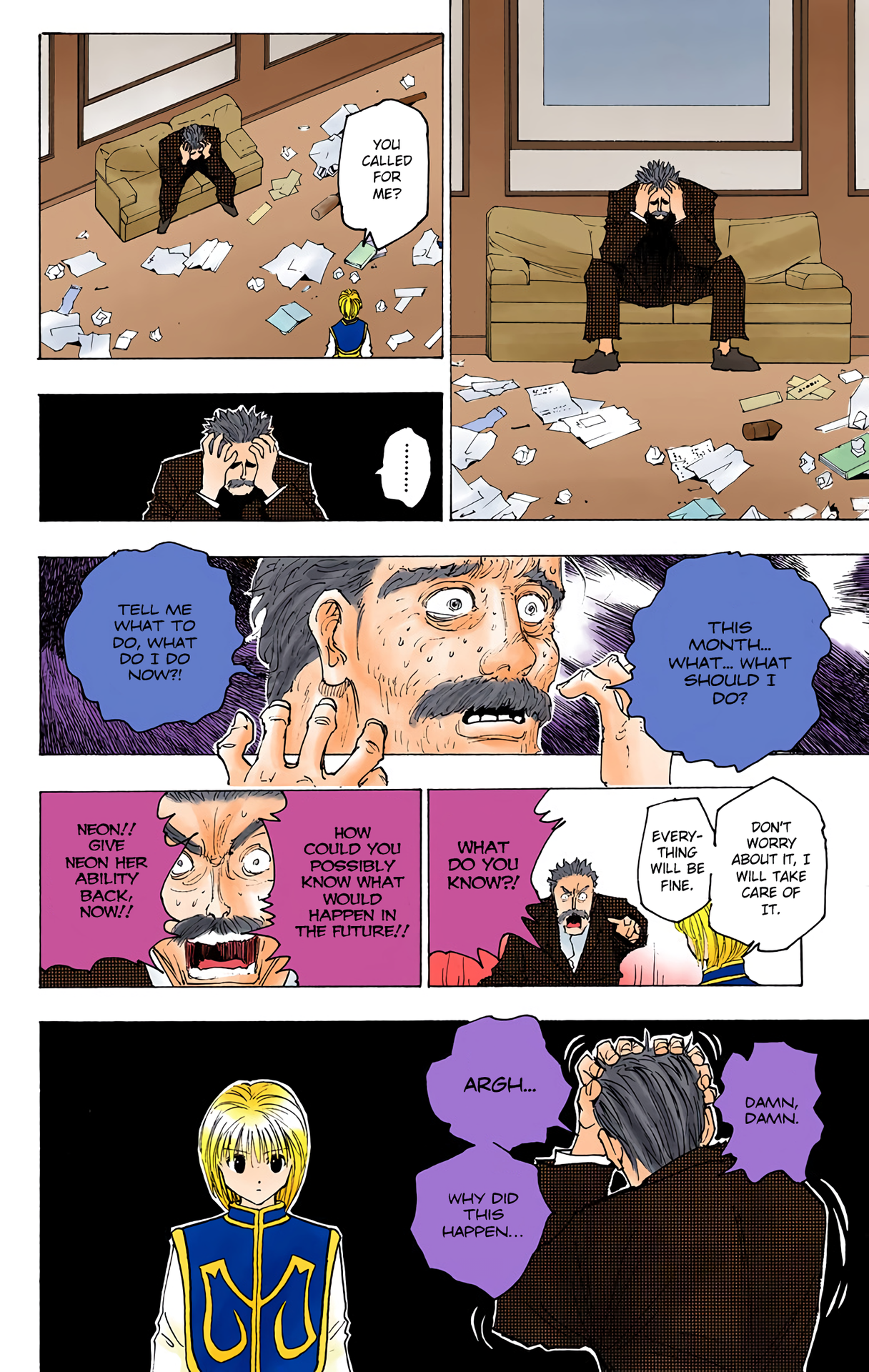 Halaman dari HUNTER x HUNTER (Official Colored) Chapter 149