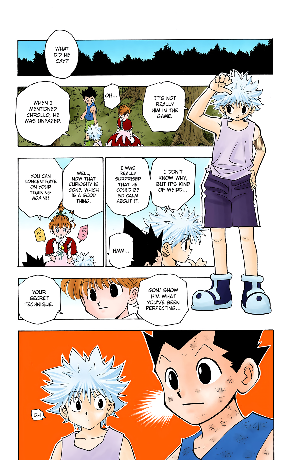 Halaman dari HUNTER x HUNTER (Official Colored) Chapter 149