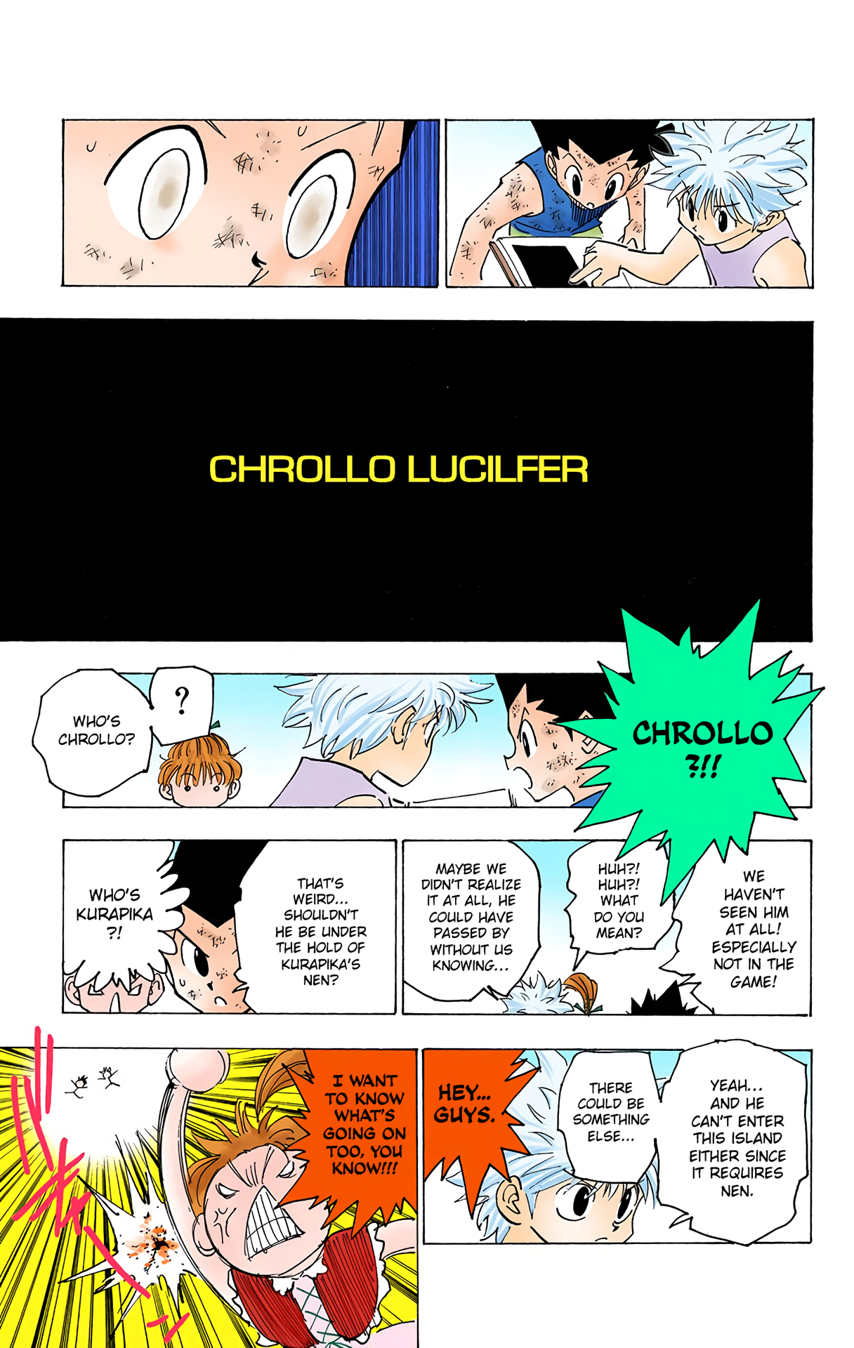 Halaman dari HUNTER x HUNTER (Official Colored) Chapter 149