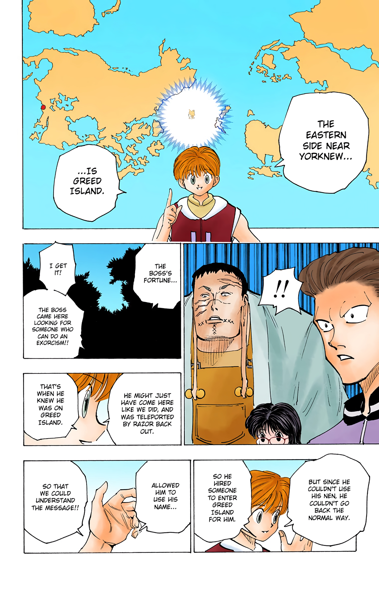 Halaman dari HUNTER x HUNTER (Official Colored) Chapter 149