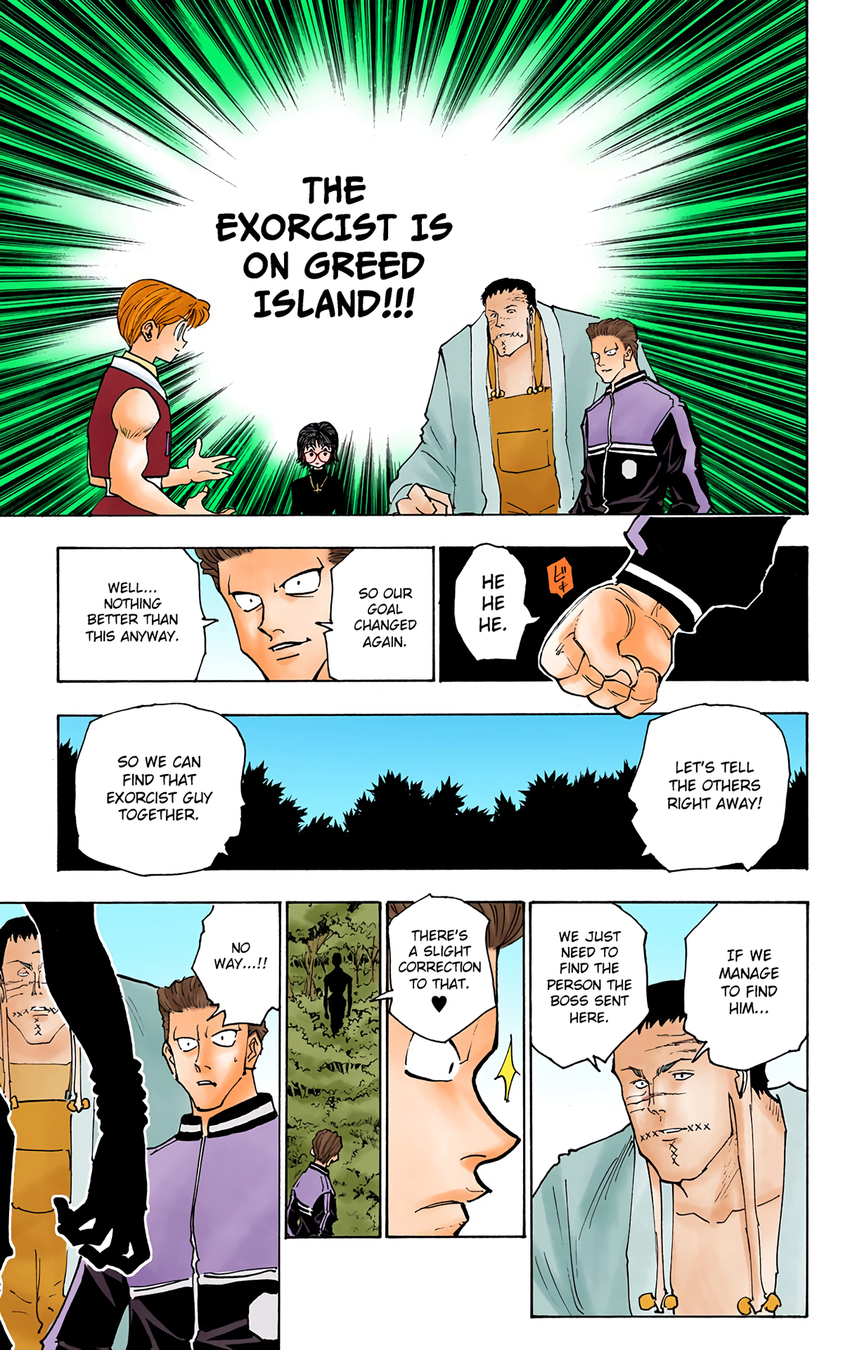 Halaman dari HUNTER x HUNTER (Official Colored) Chapter 149