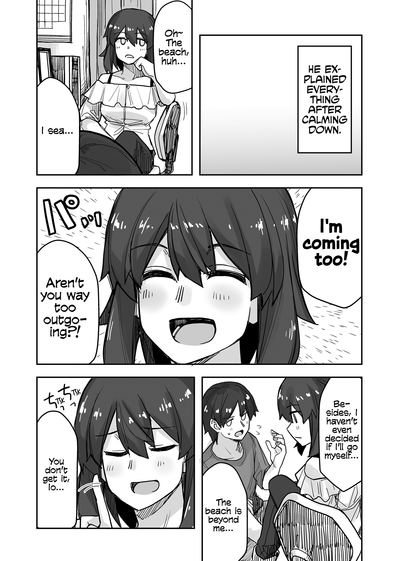 Halaman dari Ikemen Joshi to Josou Danshi Chapter 58