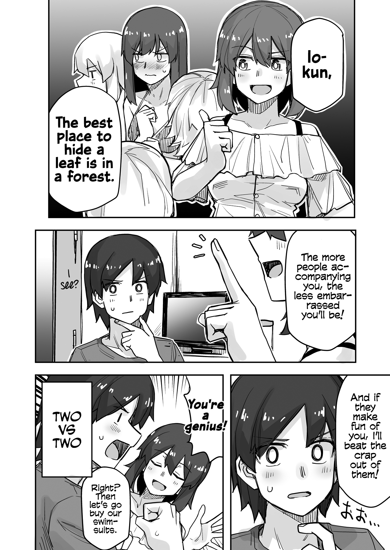 Halaman dari Ikemen Joshi to Josou Danshi Chapter 58