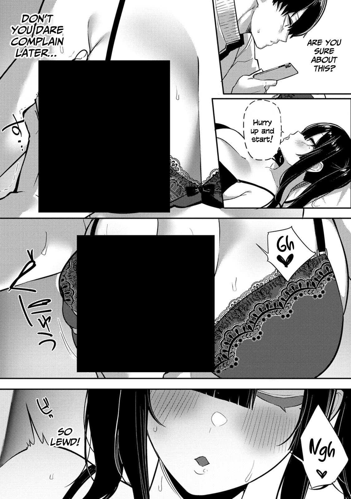 Halaman dari Mukuchina Miyashita-san no Shikiyoku Channel Chapter 3