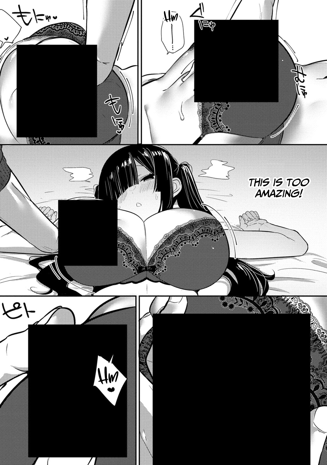 Halaman dari Mukuchina Miyashita-san no Shikiyoku Channel Chapter 3