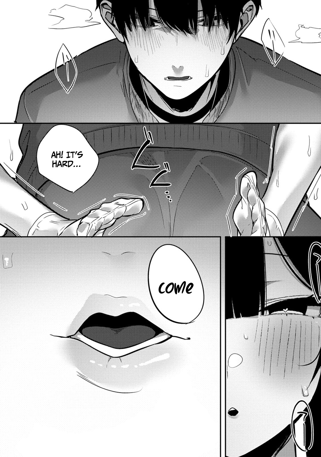 Halaman dari Mukuchina Miyashita-san no Shikiyoku Channel Chapter 3