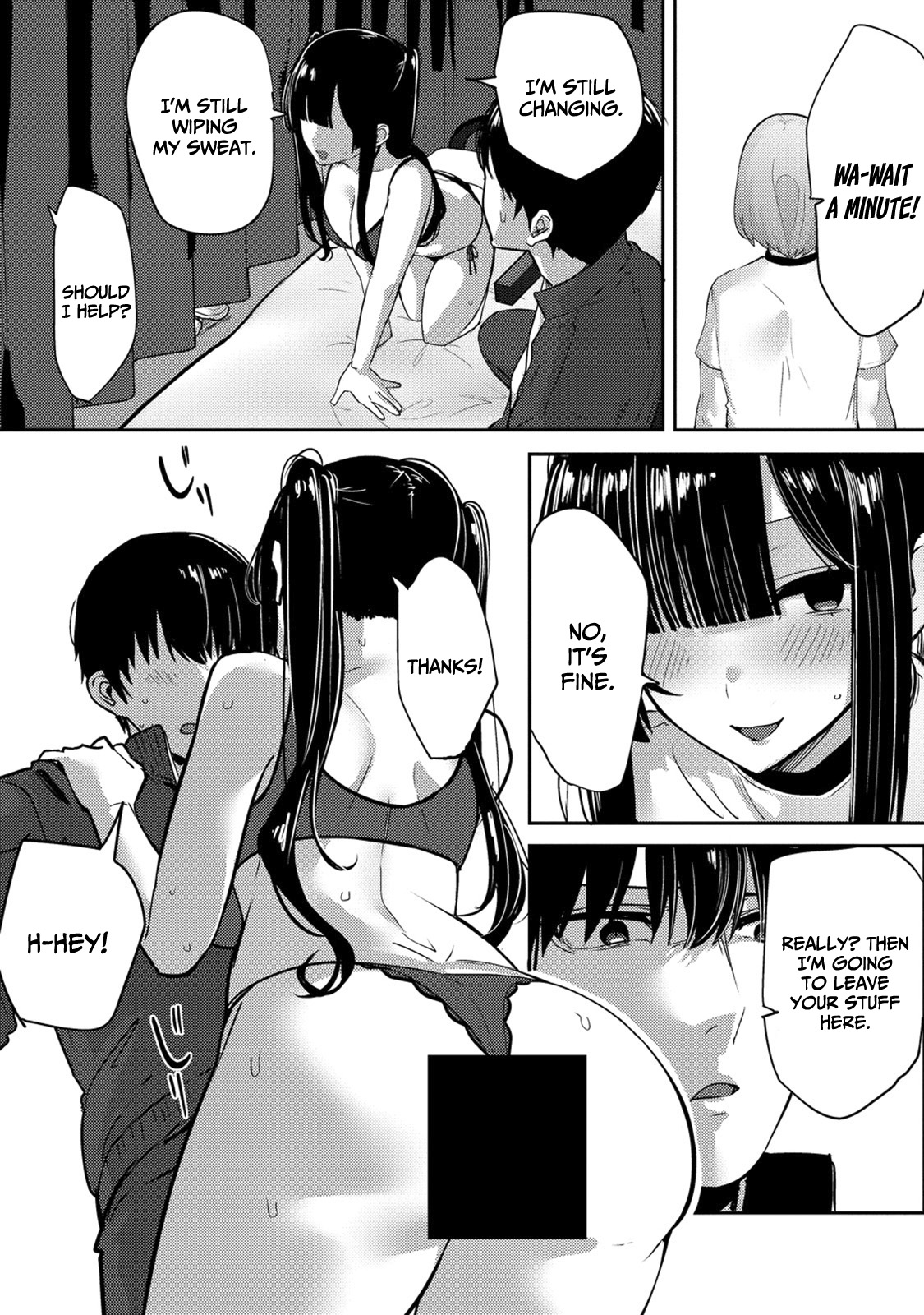 Halaman dari Mukuchina Miyashita-san no Shikiyoku Channel Chapter 3