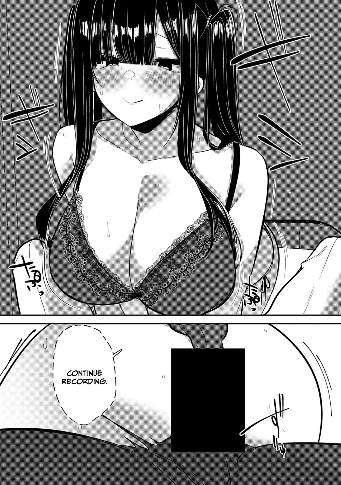 Halaman dari Mukuchina Miyashita-san no Shikiyoku Channel Chapter 3