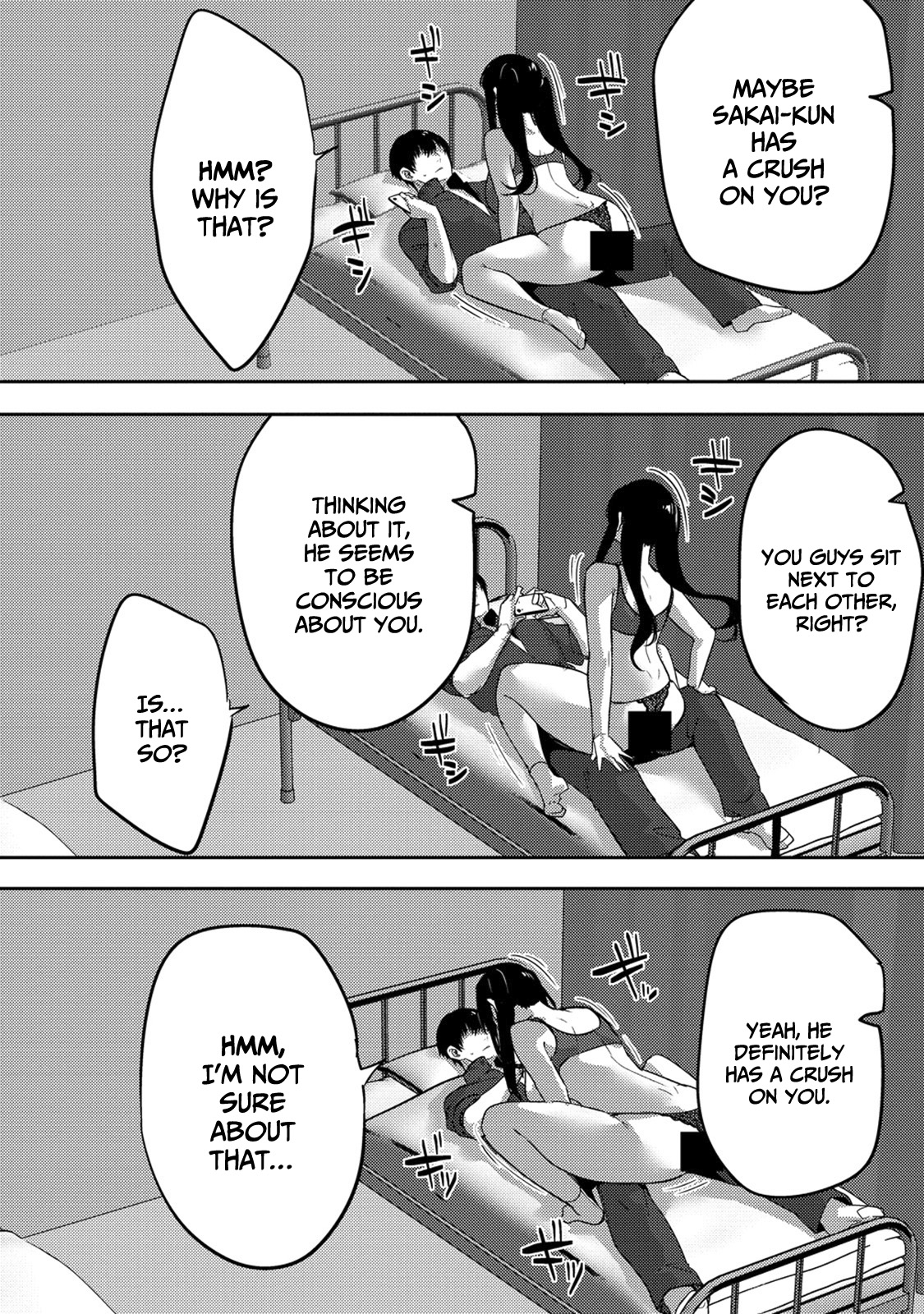 Halaman dari Mukuchina Miyashita-san no Shikiyoku Channel Chapter 3