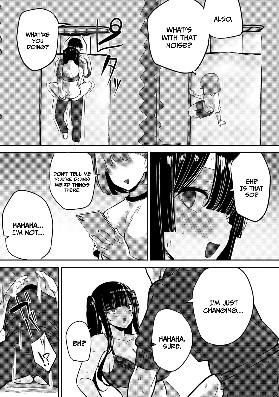 Halaman dari Mukuchina Miyashita-san no Shikiyoku Channel Chapter 3