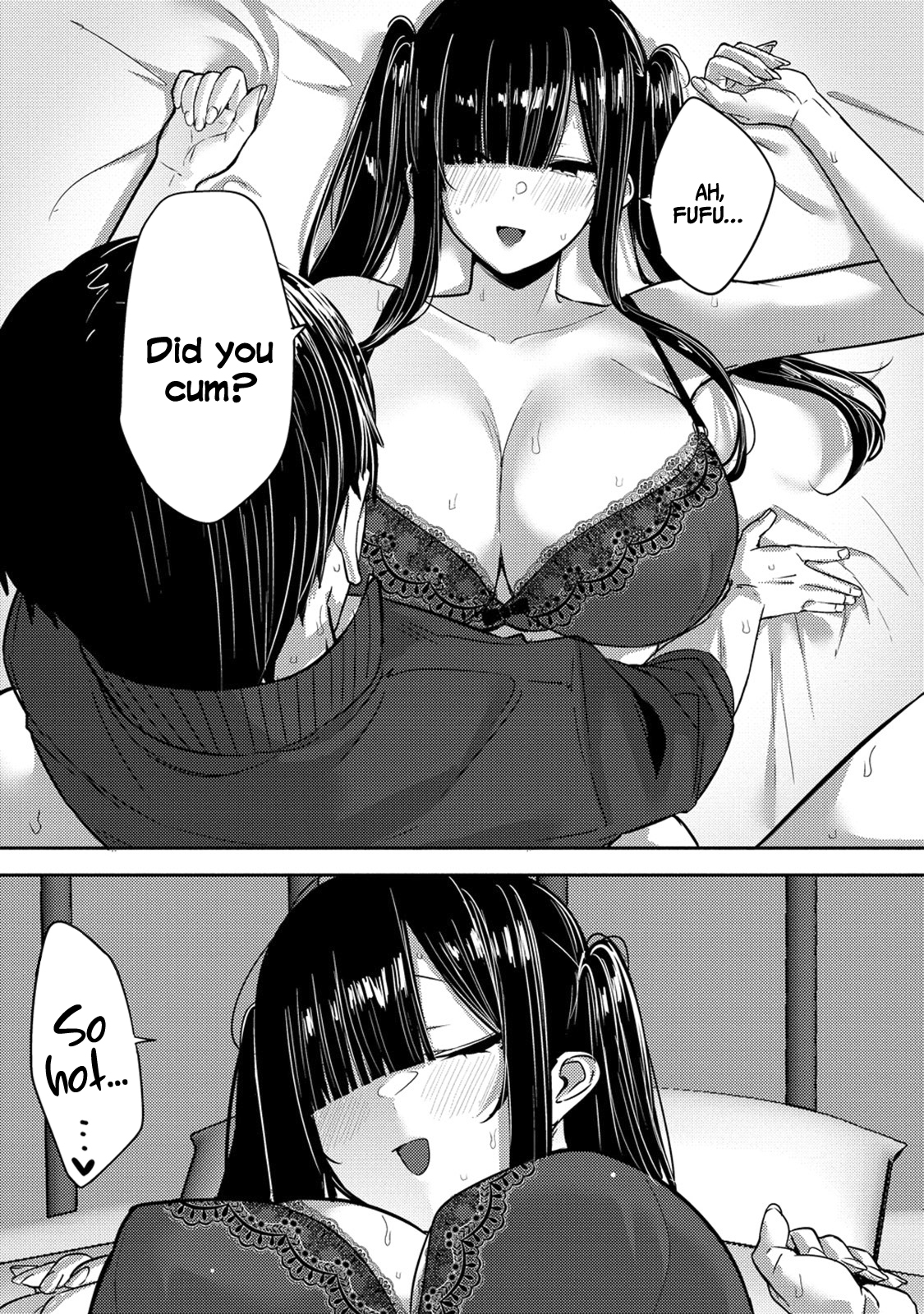 Halaman dari Mukuchina Miyashita-san no Shikiyoku Channel Chapter 3