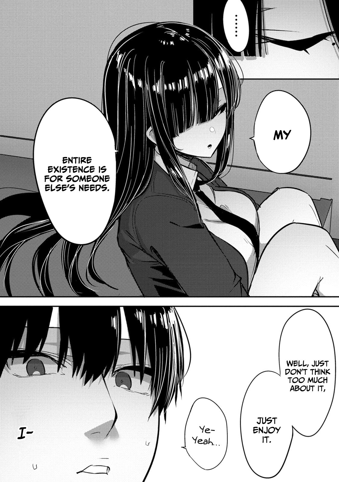 Halaman dari Mukuchina Miyashita-san no Shikiyoku Channel Chapter 3