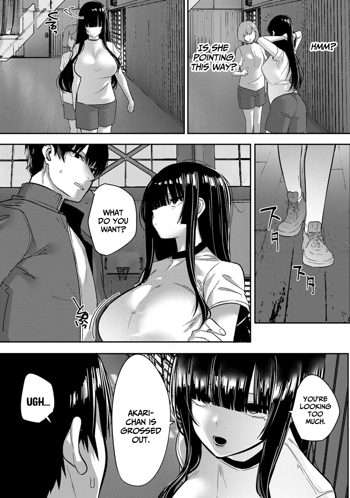 Halaman dari Mukuchina Miyashita-san no Shikiyoku Channel Chapter 3