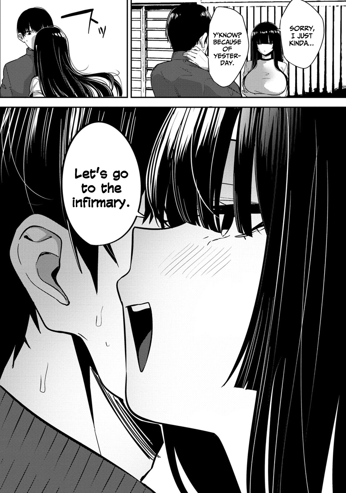 Halaman dari Mukuchina Miyashita-san no Shikiyoku Channel Chapter 3