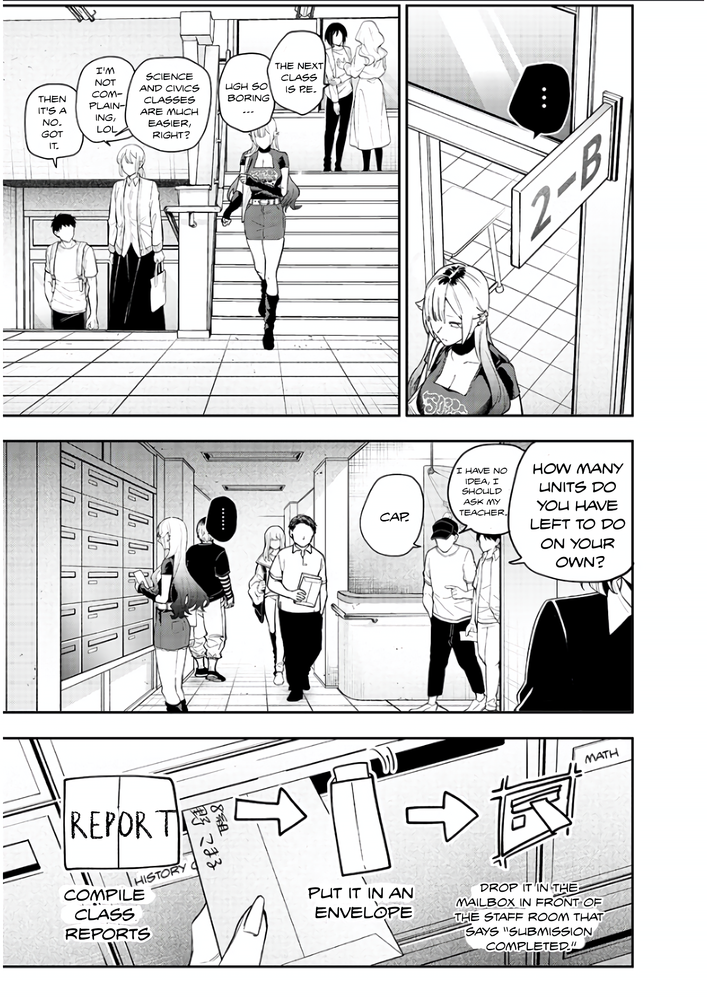 Halaman dari Namaiki na Gal Ane wo Wakaraseru Hanashi Chapter 8