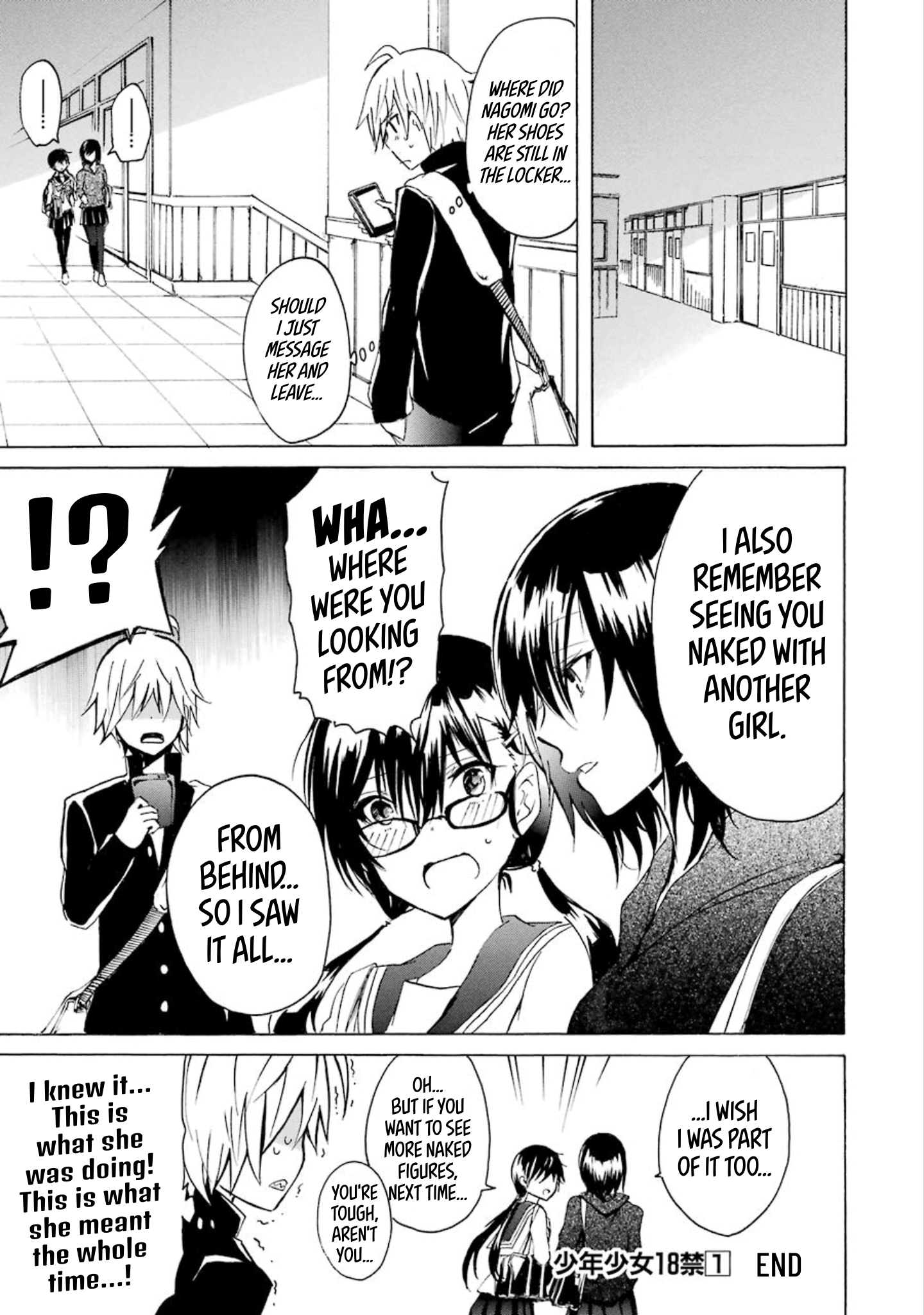 Halaman dari Shonen Shoujo 18 kin Chapter 9