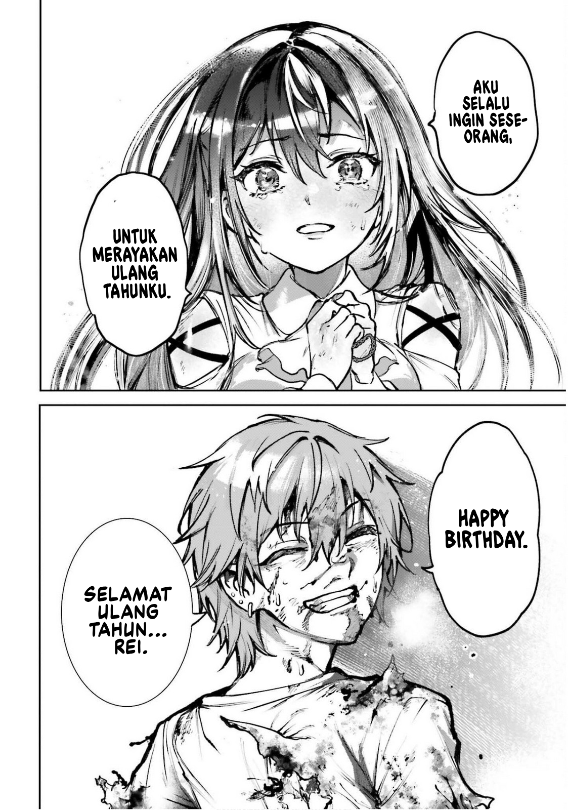 Danshi Kinsei Game Sekai de Ore ga Yarubeki Yuiitsu no Koto: Yuri no Aida ni Hasamaru Otoko toshite Tensei shiteshimaimashita Chapter 10 - halaman 28