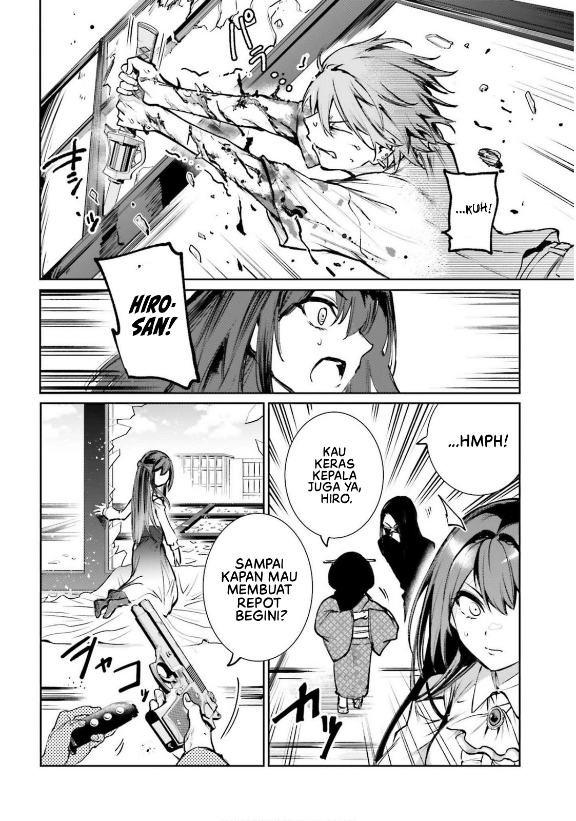 Danshi Kinsei Game Sekai de Ore ga Yarubeki Yuiitsu no Koto: Yuri no Aida ni Hasamaru Otoko toshite Tensei shiteshimaimashita Chapter 10 - halaman 8