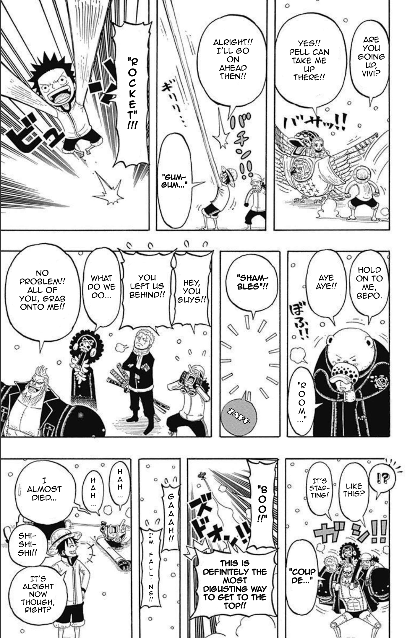 Halaman dari One Piece Party Chapter 11