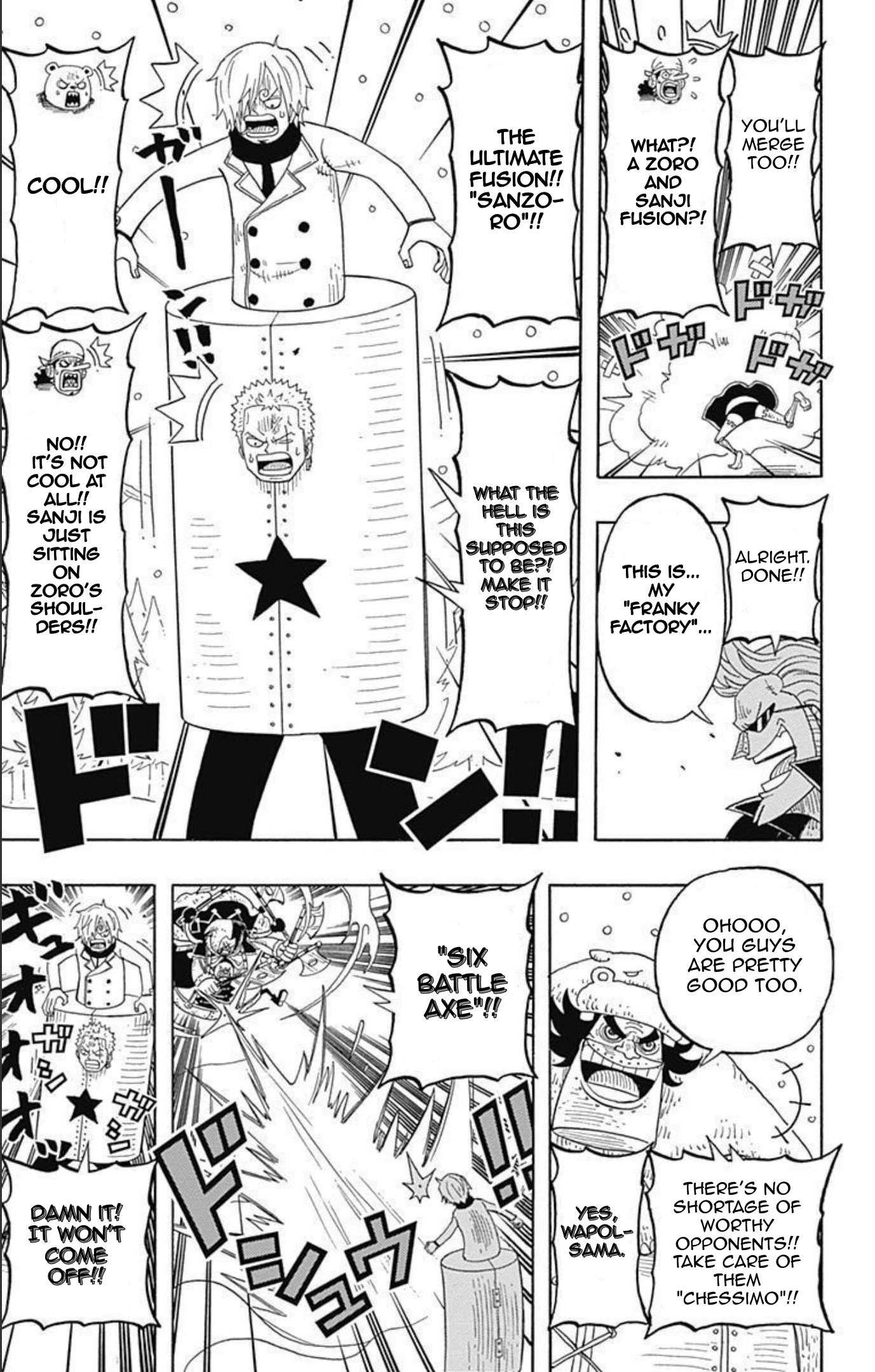 Halaman dari One Piece Party Chapter 11