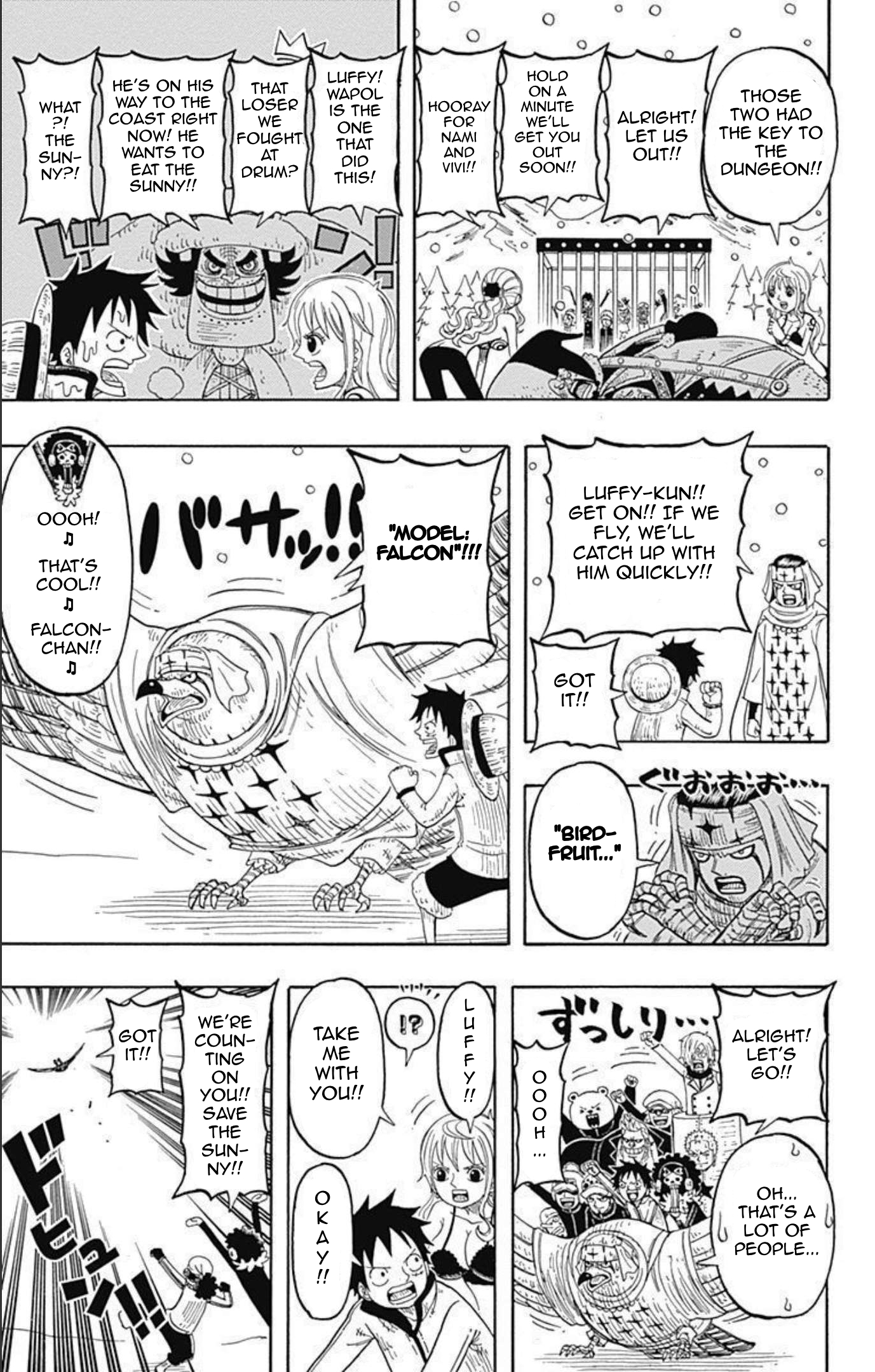 Halaman dari One Piece Party Chapter 11