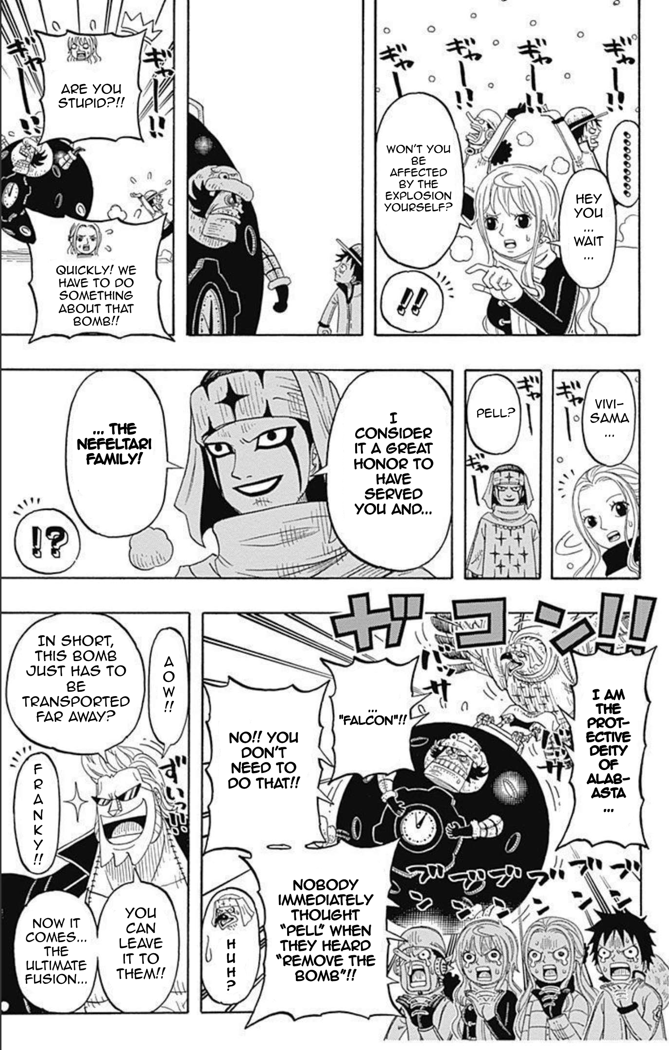 Halaman dari One Piece Party Chapter 11