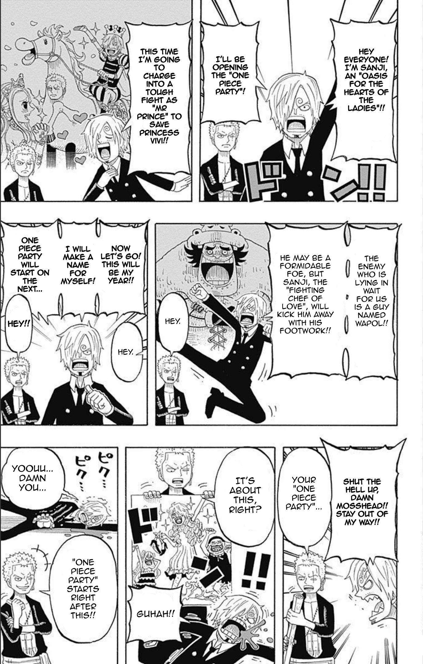 Halaman dari One Piece Party Chapter 11