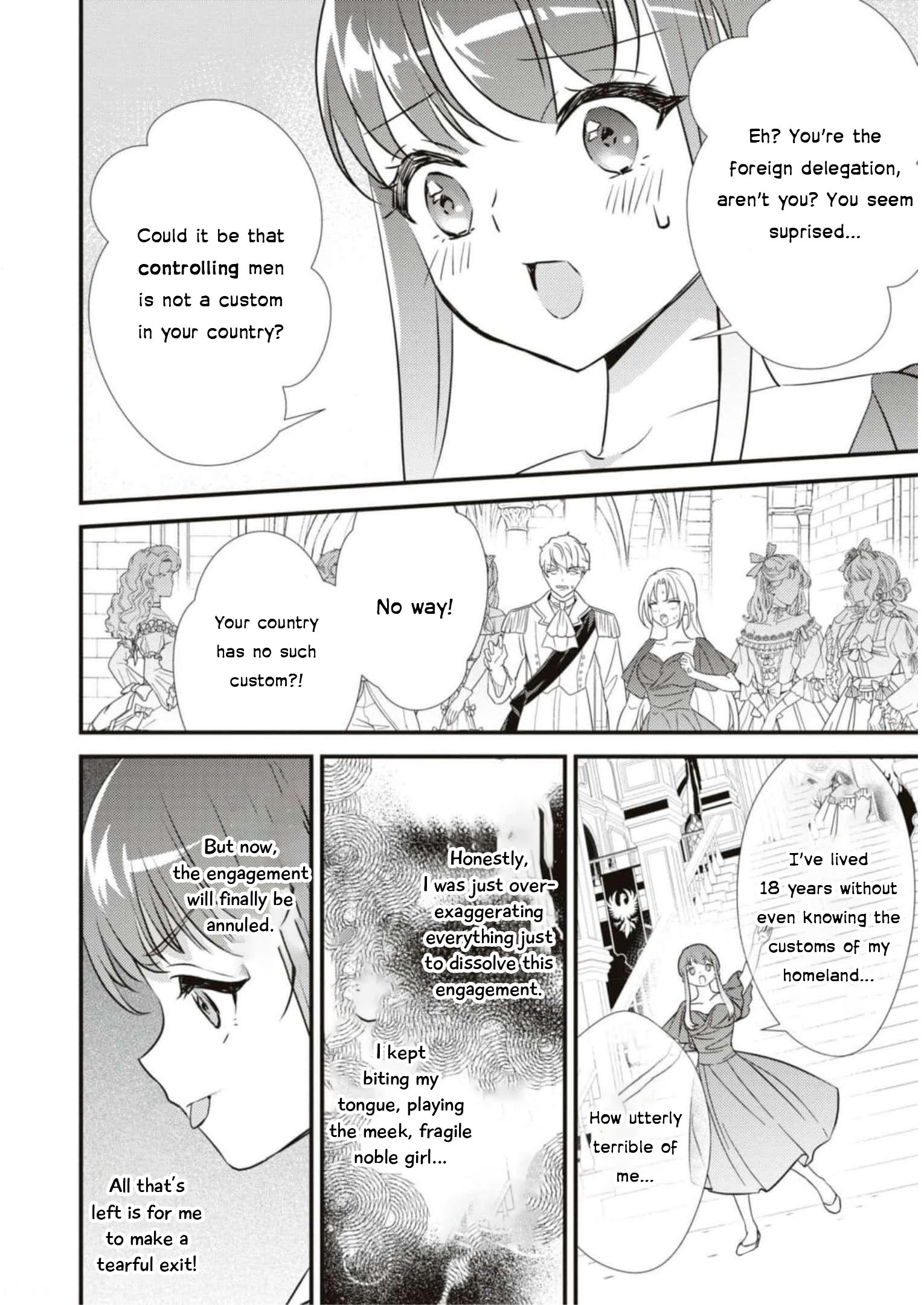 Halaman dari Though I May Be a Villainess, I'll Show You I Can Obtain Happiness! Chapter 2