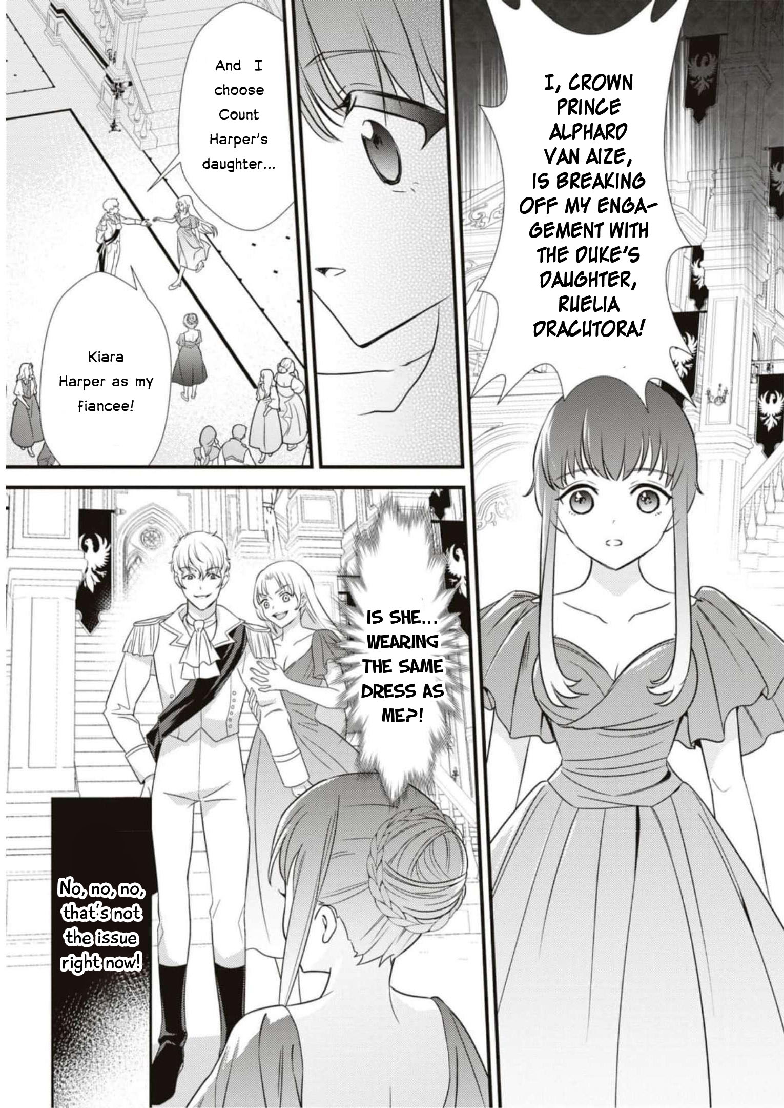 Halaman dari Though I May Be a Villainess, I'll Show You I Can Obtain Happiness! Chapter 2
