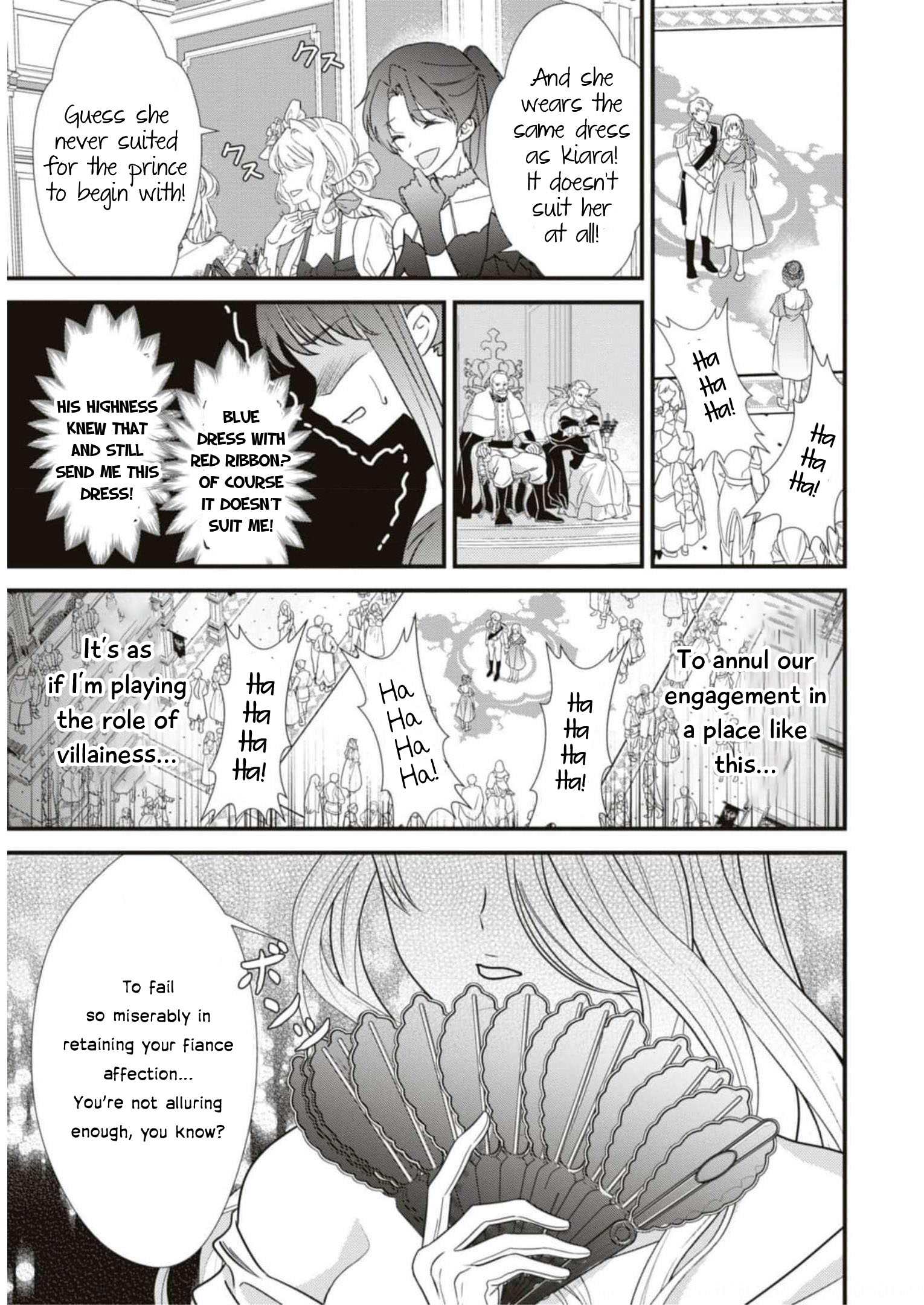 Halaman dari Though I May Be a Villainess, I'll Show You I Can Obtain Happiness! Chapter 2
