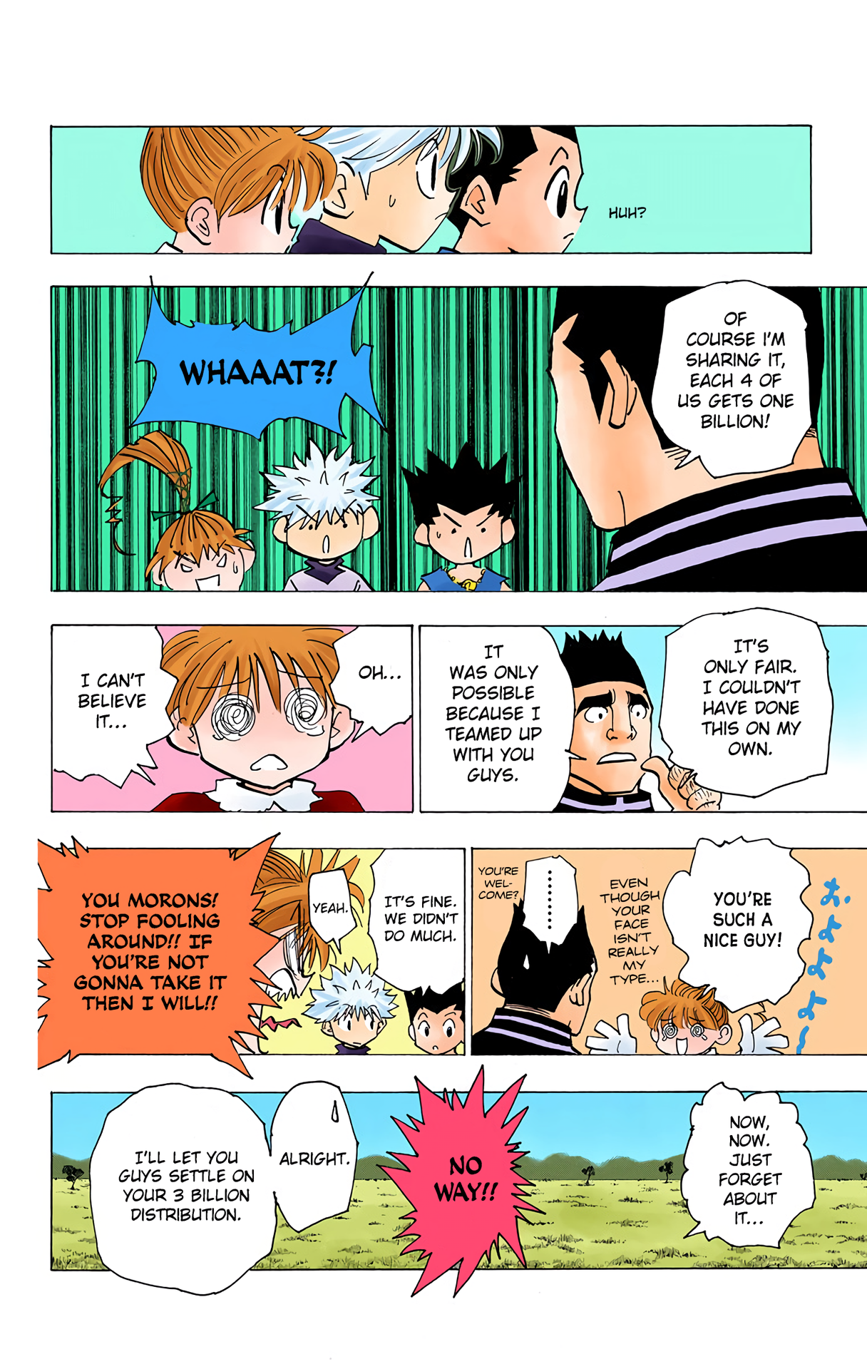 Halaman dari HUNTER x HUNTER (Official Colored) Chapter 182