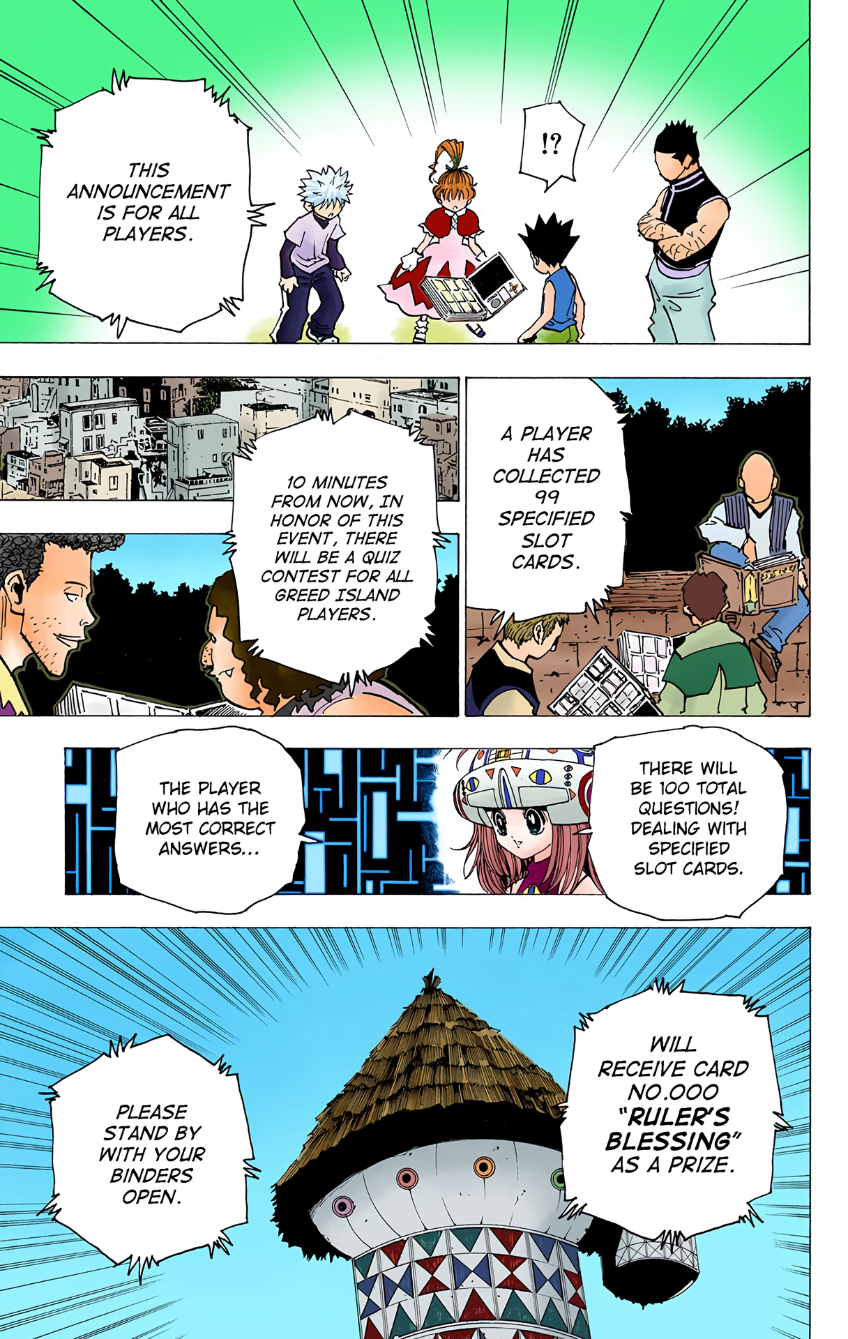 Halaman dari HUNTER x HUNTER (Official Colored) Chapter 182