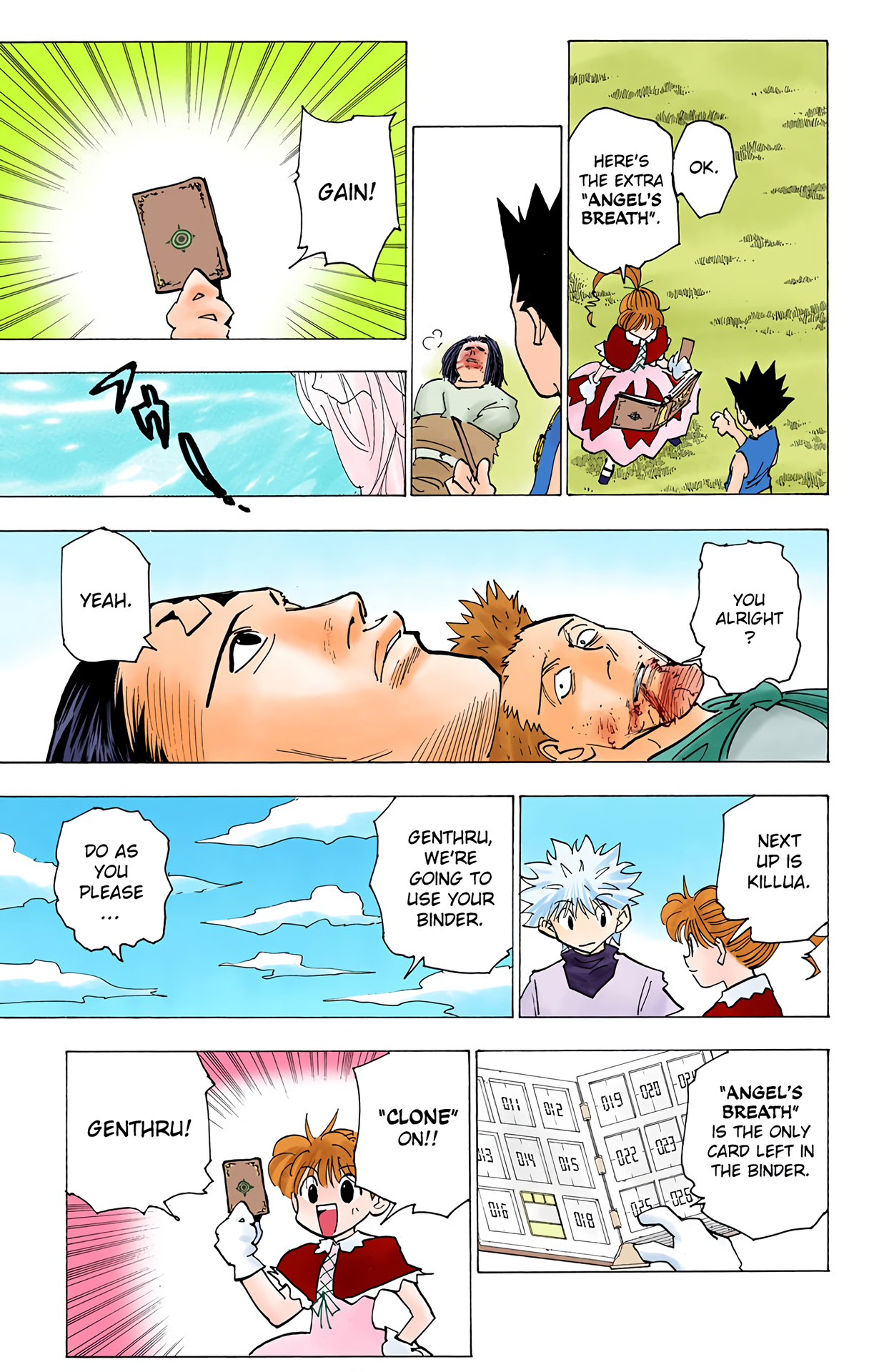 Halaman dari HUNTER x HUNTER (Official Colored) Chapter 182