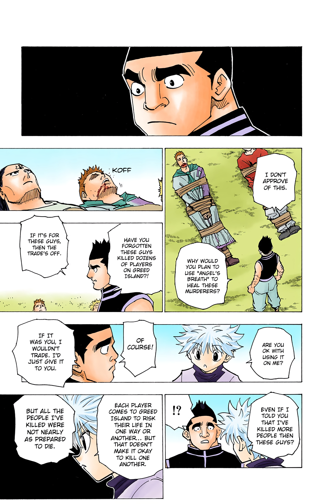 Halaman dari HUNTER x HUNTER (Official Colored) Chapter 182