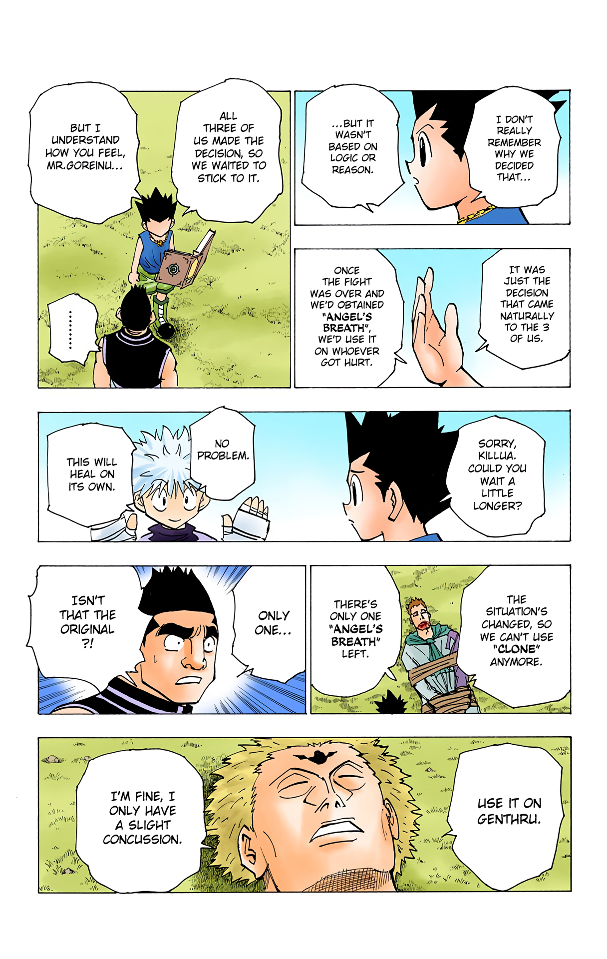 Halaman dari HUNTER x HUNTER (Official Colored) Chapter 182