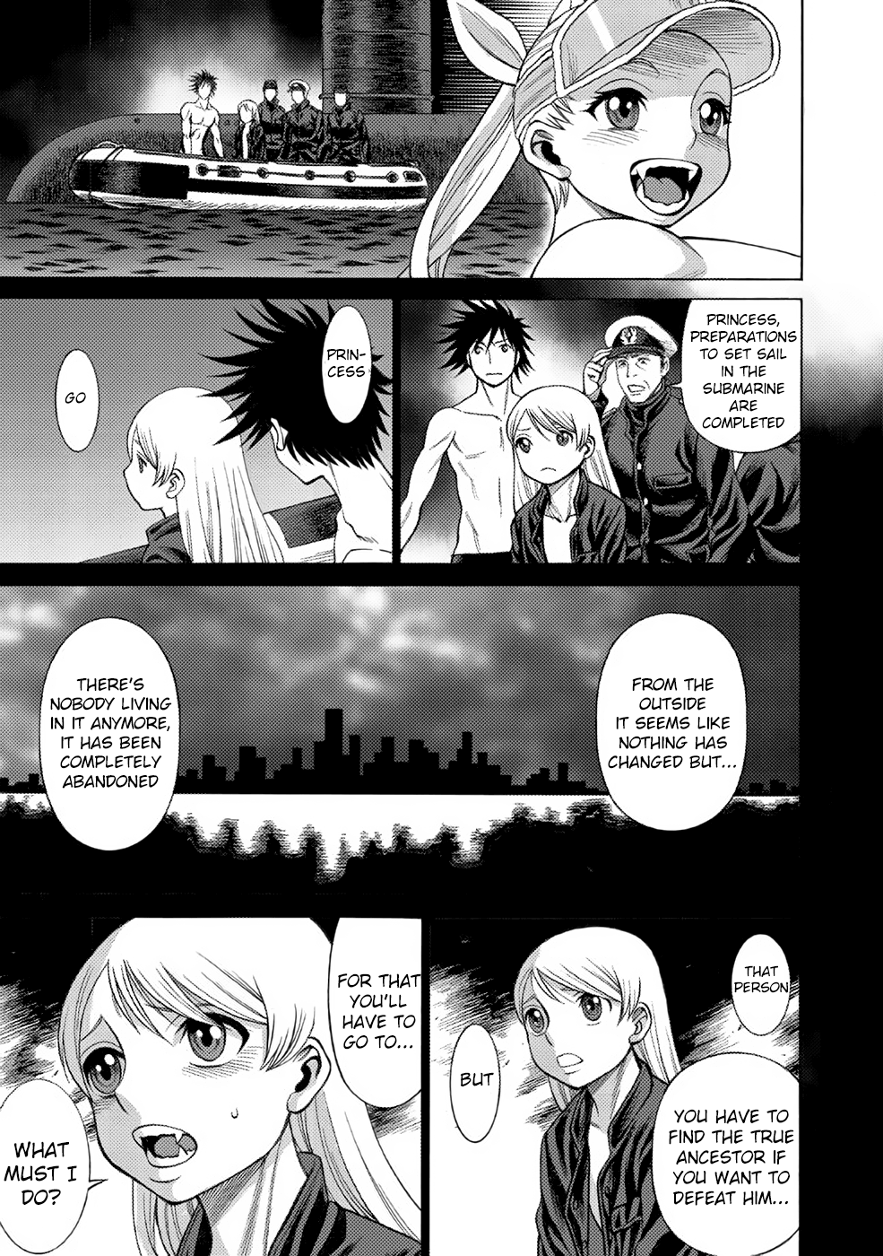 Halaman dari Dance in the Vampire Bund A.S.O. Chapter 4