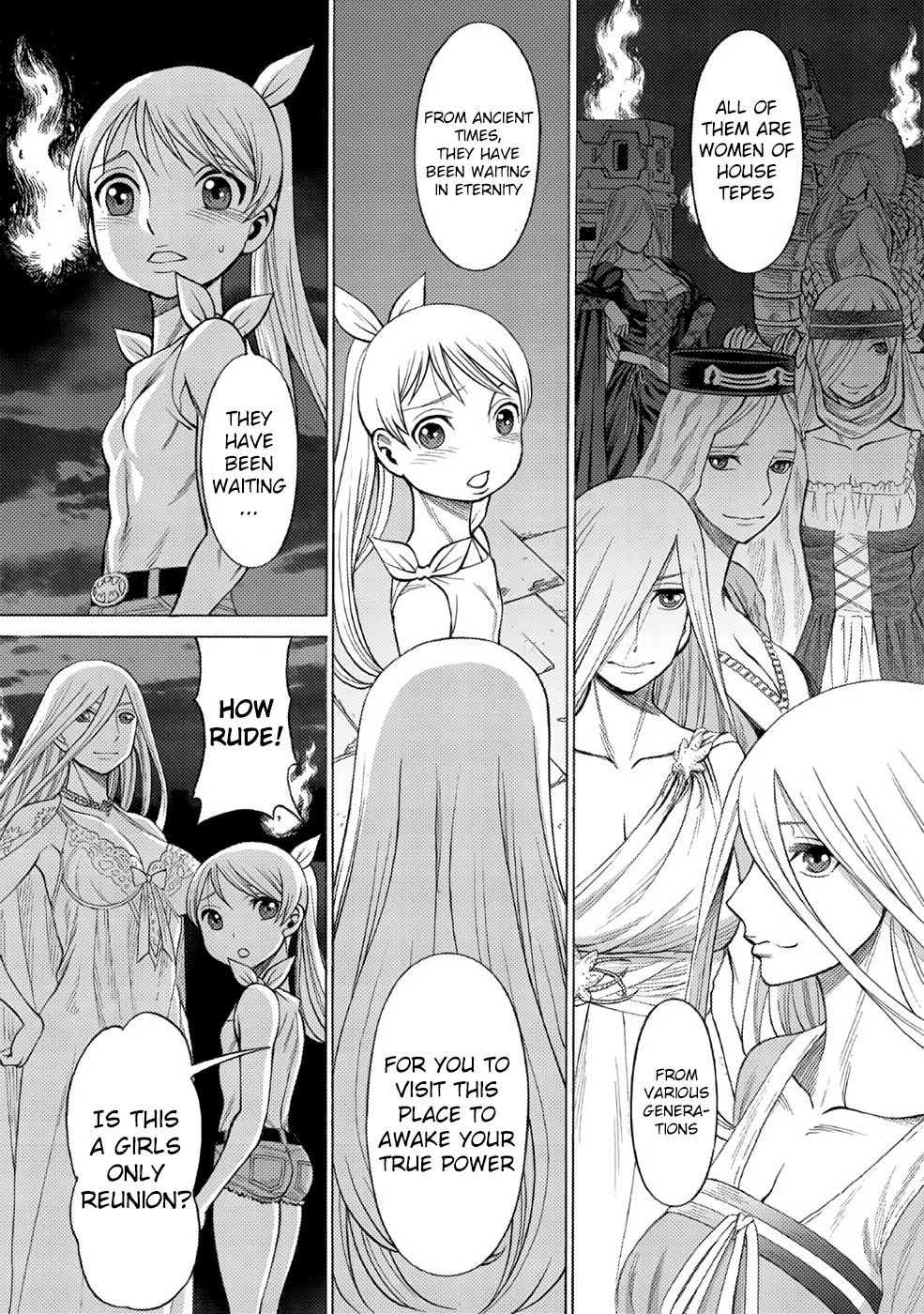 Halaman dari Dance in the Vampire Bund A.S.O. Chapter 4