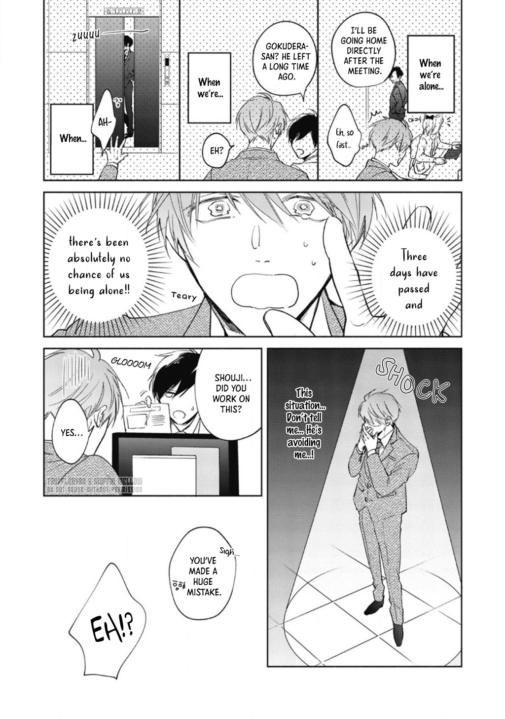 Halaman dari Oni Joushi Gokudera-san wa Abakaretai Chapter 2